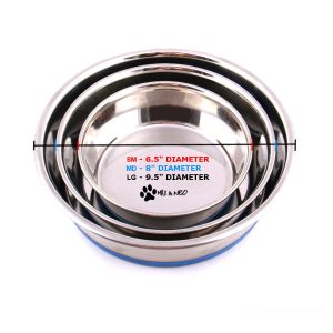 Stainless Steel Heavy Non-Skid Dog Bowls - Image 5