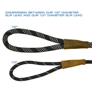 5 Foot Reflective Nylon Rope Slip Lead - Image 2