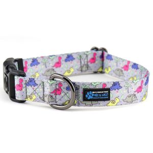 The NEO Dog Collar - Bees, Dinosaurs, Red Poppies, Life is Better - Image 2