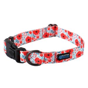 The NEO Dog Collar - Bees, Dinosaurs, Red Poppies, Life is Better - Image 4