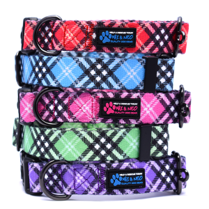 The NEO Dog Collar - Plaid - Image 1