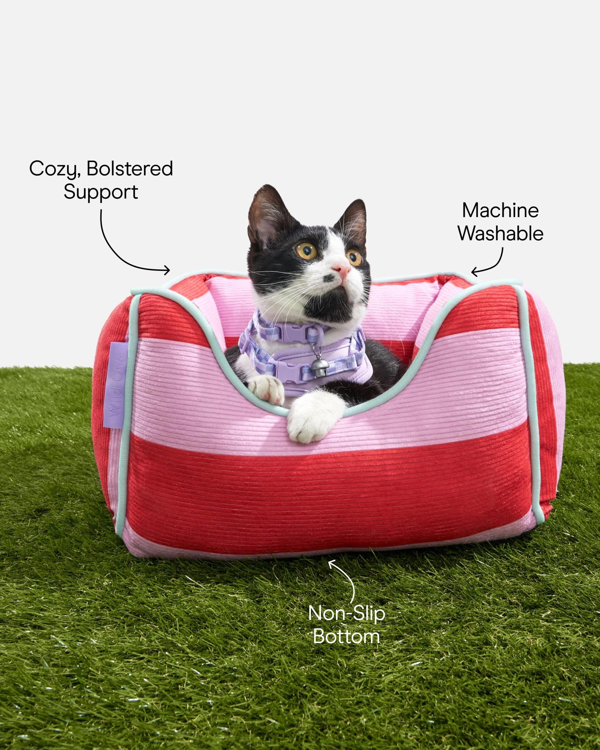Cat Bolster Bed - Image 3