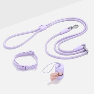 Quick-Release Collar + Hands-Free Rope Leash Walk Kit - Image 1