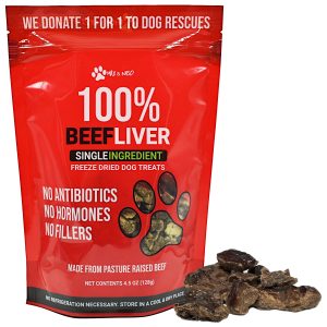 Freeze Dried Beef Liver Dog Treats - Image 1