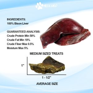 Freeze Dried Bison Liver Dog Treats - Image 4