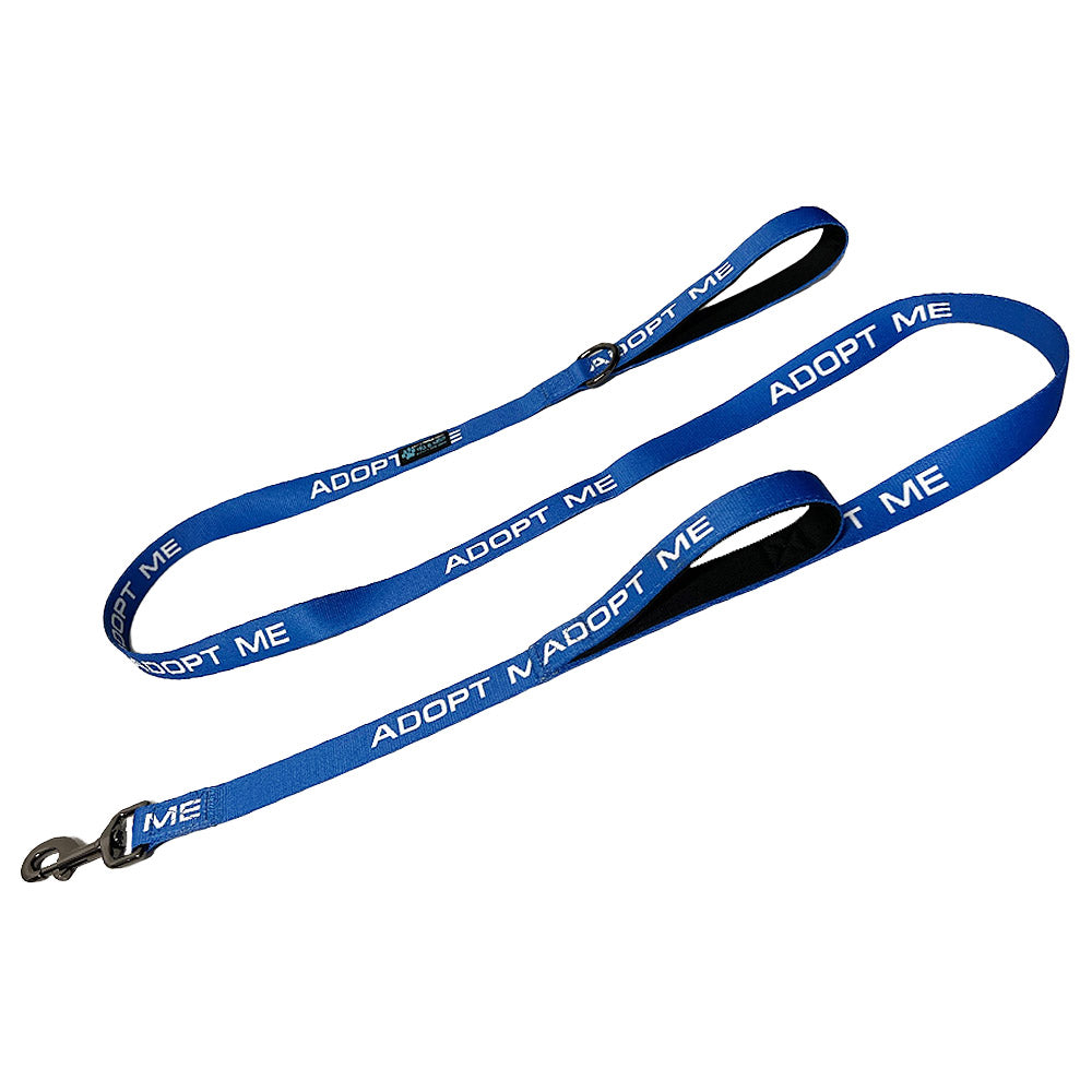 25 Pack - Mixed Color 6 FT x 1" ADOPT ME Double Handle Dog Leash