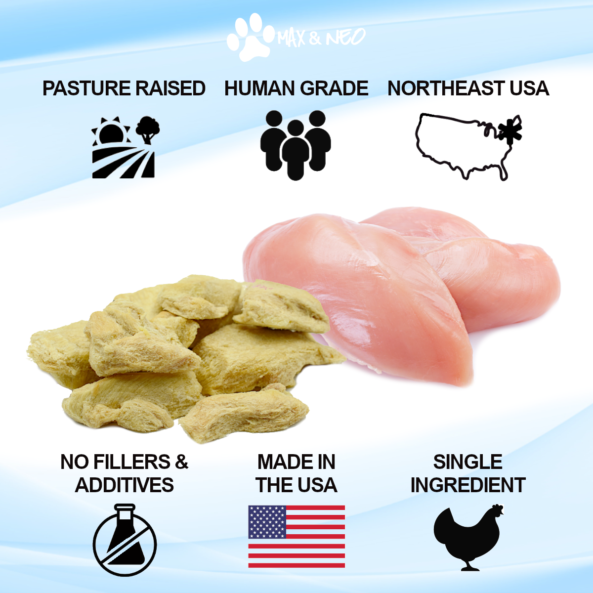 Freeze Dried Chicken Breast Dog Treats - Image 3