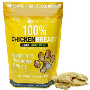 Freeze Dried Chicken Breast Dog Treats - Image 1