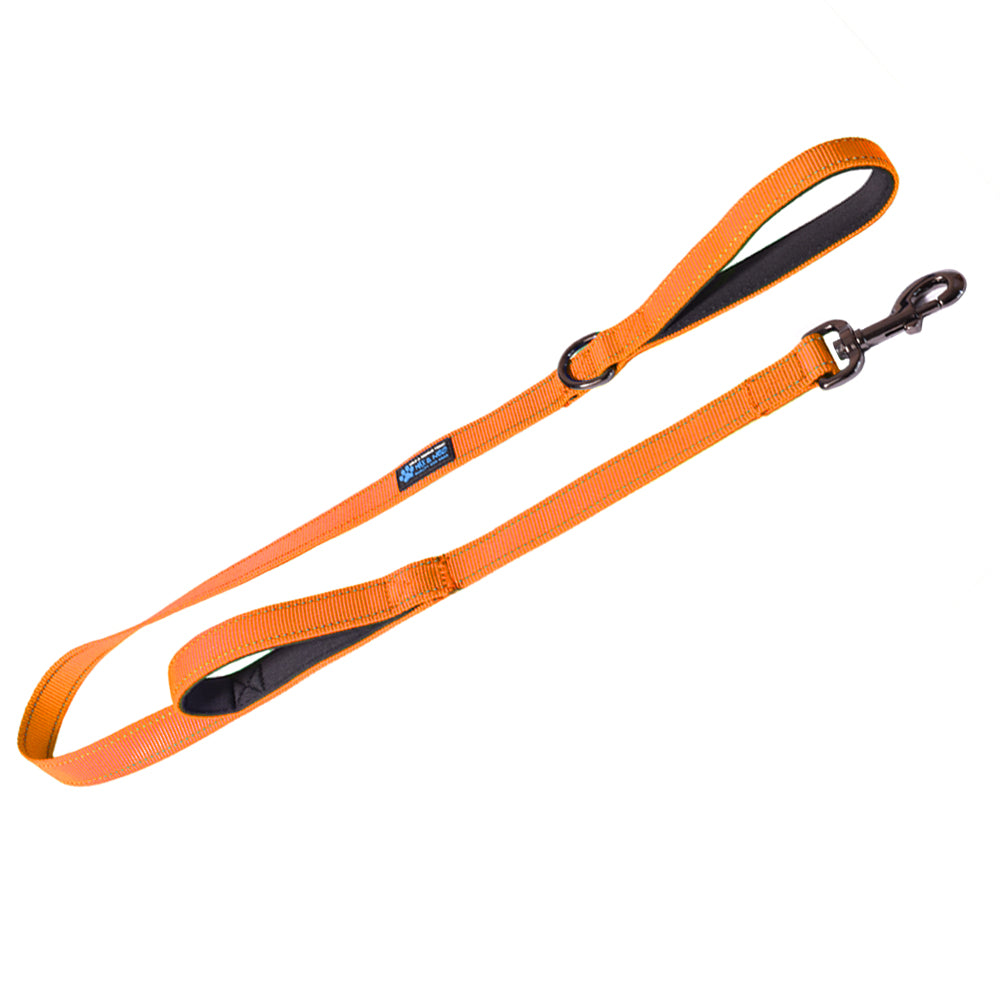 4 FT x 1" Double Handle Heavy Duty Reflective Leash