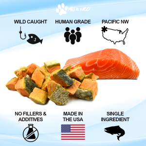 Freeze Dried Wild Caught Sockeye Salmon Dog Treats - Image 3