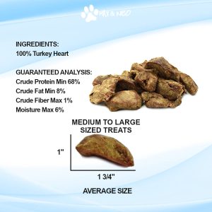 Freeze Dried Turkey Heart Dog Treats - Image 3